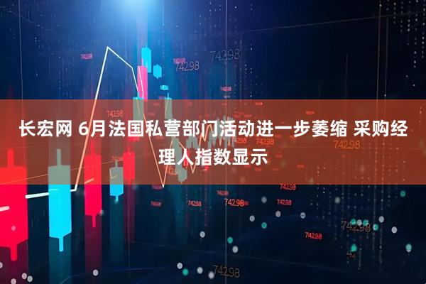 长宏网 6月法国私营部门活动进一步萎缩 采购经理人指数显示