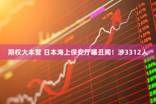 期权大本营 日本海上保安厅曝丑闻！涉3312人